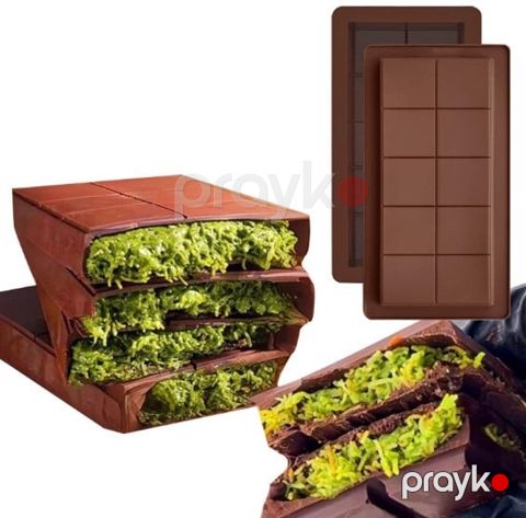 Şokolad dondurmaq üçün silikon qəlib, bişirmə üçün qab - prl_0157 — Bakı