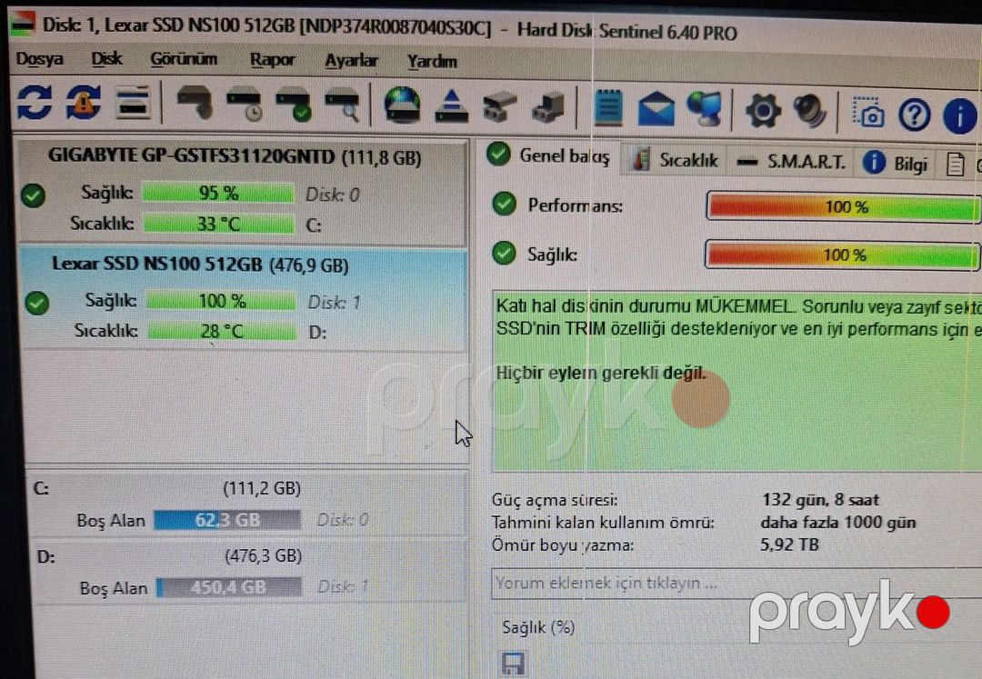 Ssd 512gb Lexar — Kompüterlər və noutbuklar, Bakı (3)