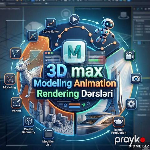 3ds Max, Vray kursu fərdi — Bakı