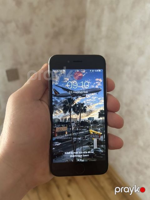 IPhone 6s, 32 GB, Gümüşü, Barmaq izi — Bərdə