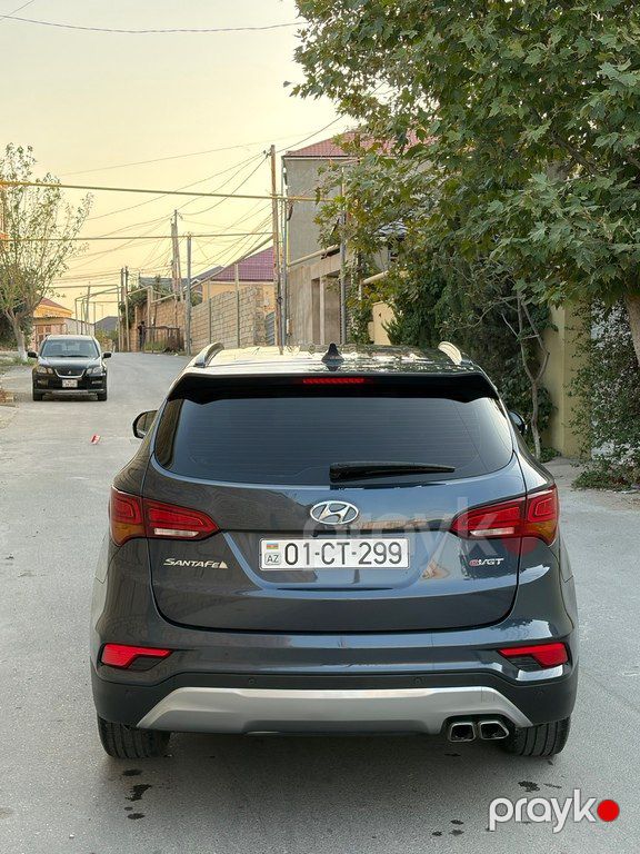 Hyundai Santa Fe, 2.0 L, 2016 il, 231 000 km — Avtomobillər, Bakı (3)