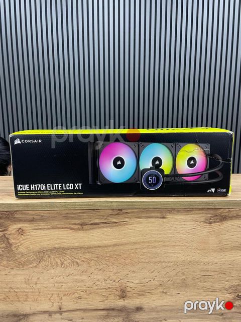 Maye soyutma "Corsair iCUE H170i Elite LCD XT — 420mm Premium" — Bakı