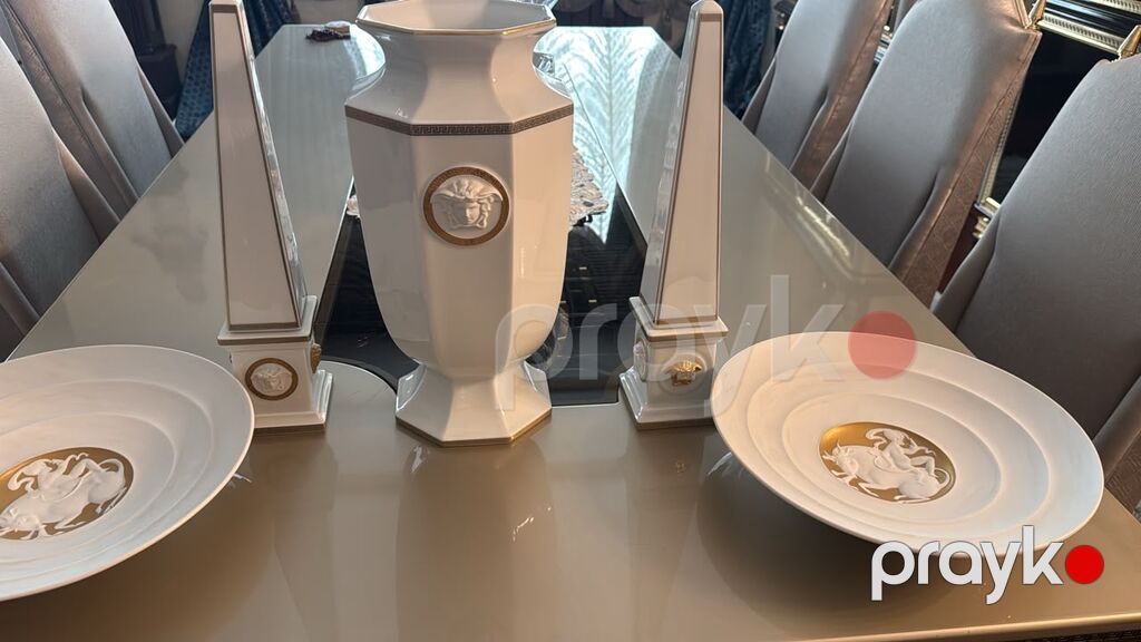Rosenthal x Versace “Gorgona” kolleksiyası – dekorativ porselen dəst — Süfrə qabı, Bakı (2)