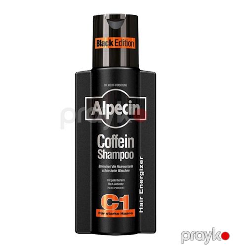 Şampun Alpecin Coffein-Shampoo C1 Black Edition kofein ilə saç tökülməsinə qarşı 250 ml — Bakı