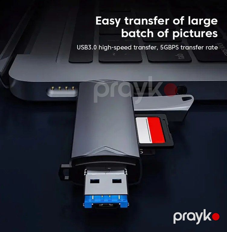 USB kart oxuyucu "6in1 USB Typec — Periferik cihazlar, Bakı (5)