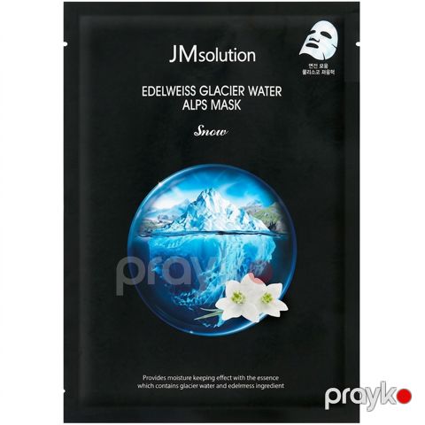 Parça üz maskası JMsolution Edelweiss Glacier Water Alps Mask Snow 30 ml — Bakı
