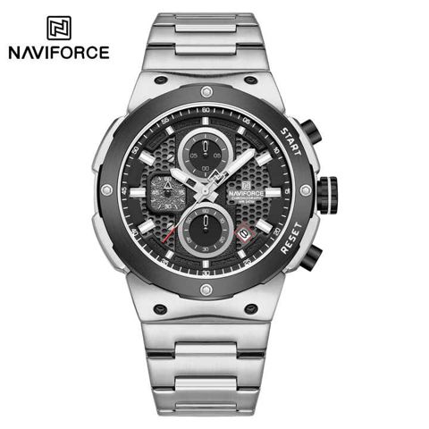 Kişi qol saatı Naviforce NF8072 S/B/S Silver — Bakı