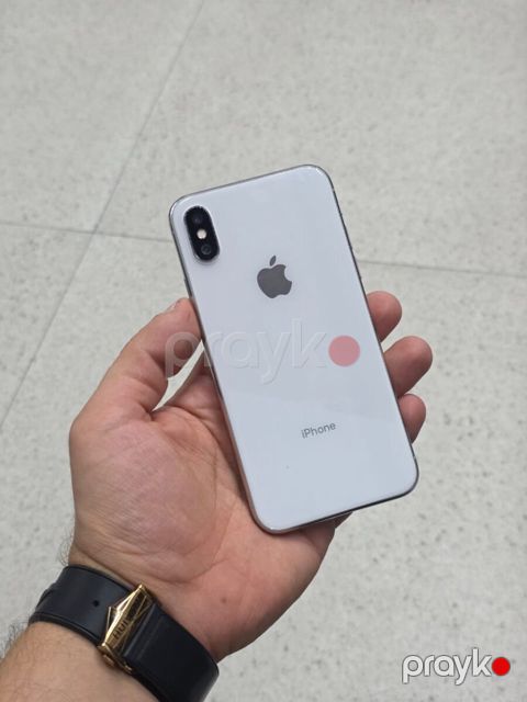 Apple iPhone X Silver 64GB/3GB — Bakı