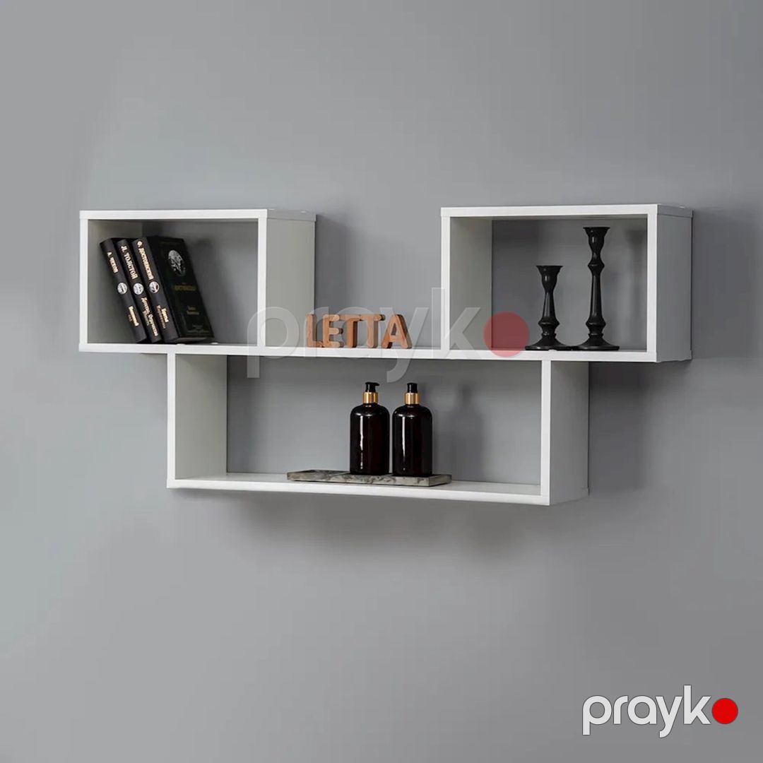 Rəf Letta, ağ, Ldsp, 109х20х52 sm — Mallar, Bakı (3)