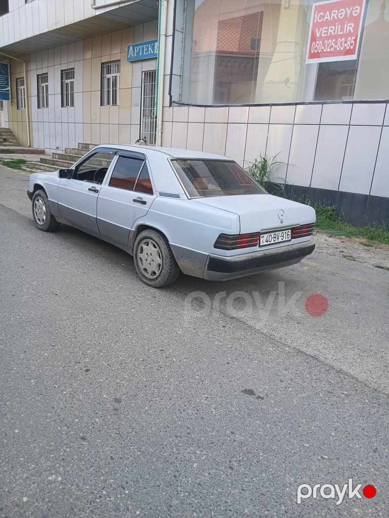 Mercedes 190, 2.0 L, 1991 il, 450 000 km — Avtomobillər, Quba (3)