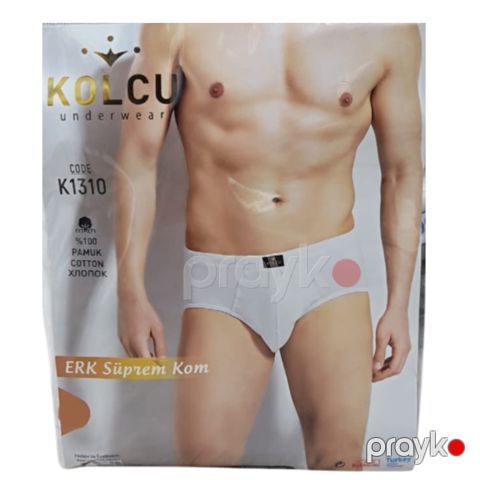 Kişilər üçün tuman Kolcu K1310, pambıq, ağ, ölçü XL — Bakı