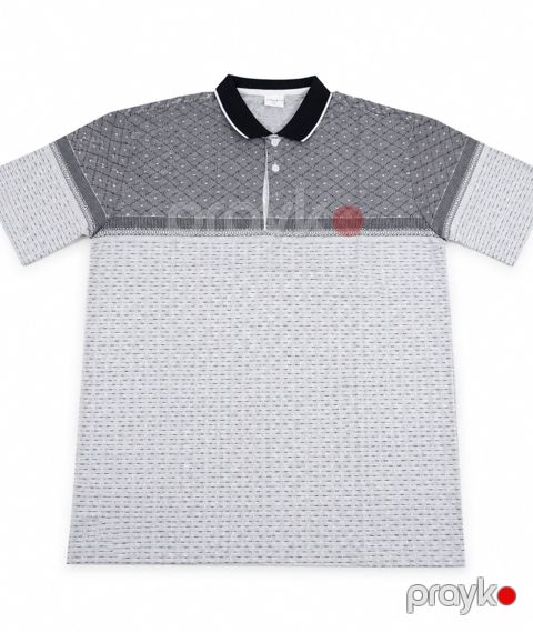 Kişilər üçün polo T-29, boz, parça, ölçü 52 — Bakı