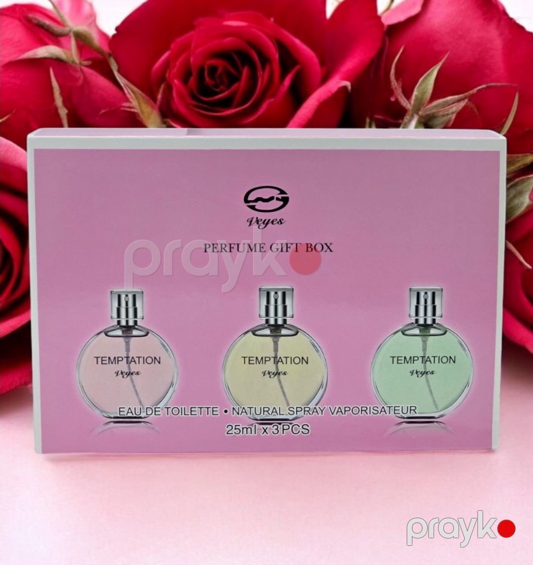 Veyes Temptation Gift Box FJ-988 qadınlar üçün ətir dəsti — Mallar, Bakı (2)