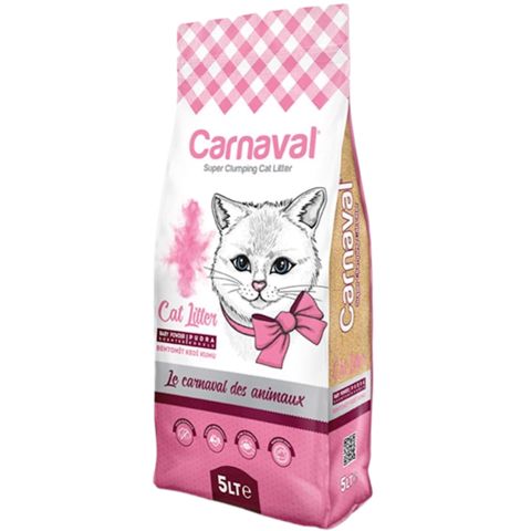 Pişiklər üçün topalanan doldurucu Carnaval Baby Powder, 5 l — Bakı