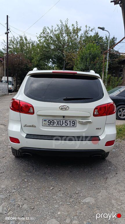 Hyundai Santa Fe, 2.0 L, 2008 il, 265 000 km — Avtomobillər, Gəncə (6)