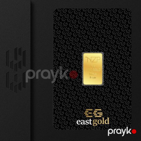 Qızıl külçə EST142, 5 q, 22x12 mm — Bakı