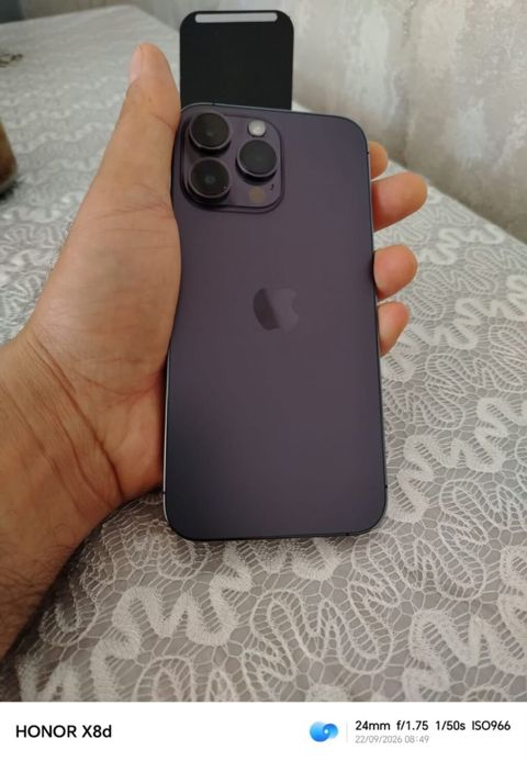 IPhone 14 Pro, 128 GB, Deep Purple, Face ID — Bakı