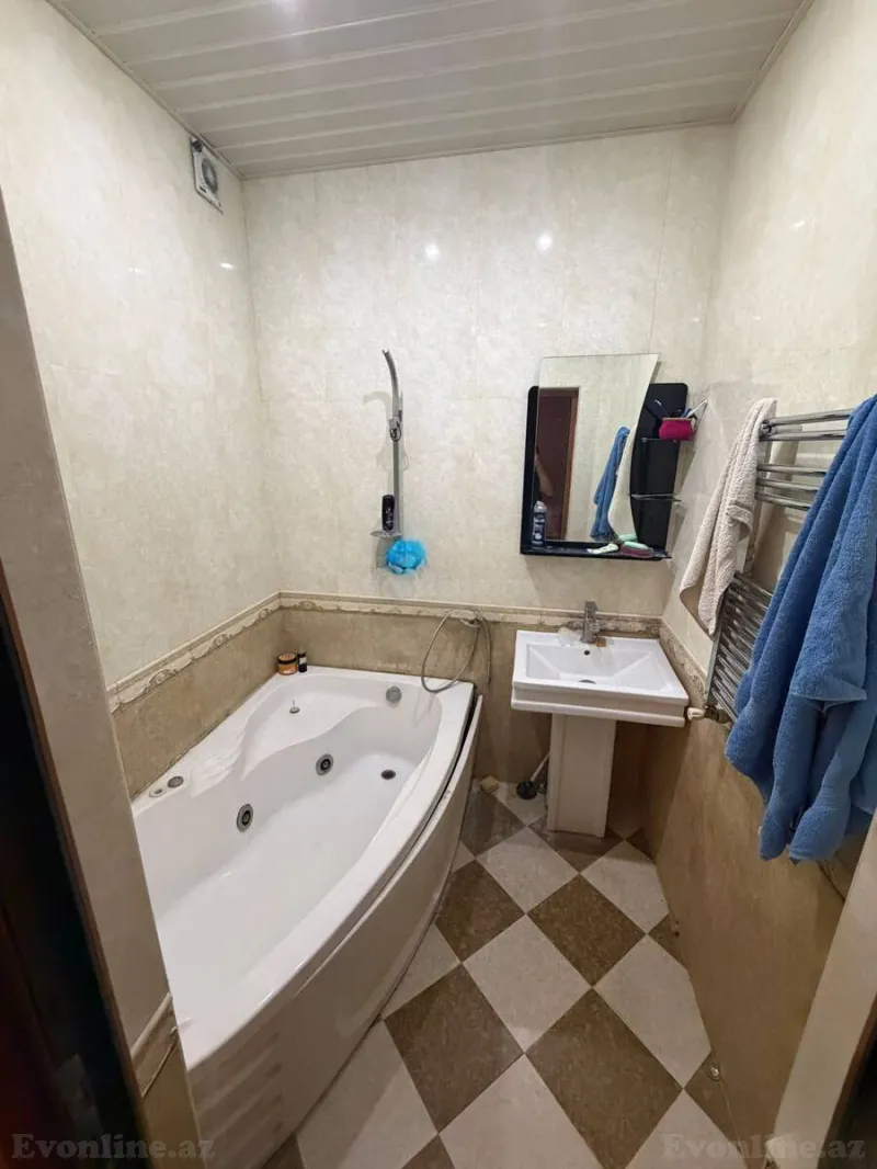 Kirayə verilir 3 otaqlı Mənzil Yeni tikili 100 m² Bakı, Binəqədi r., Azadlıq prospekti m — Mənzil, Bakı (5)