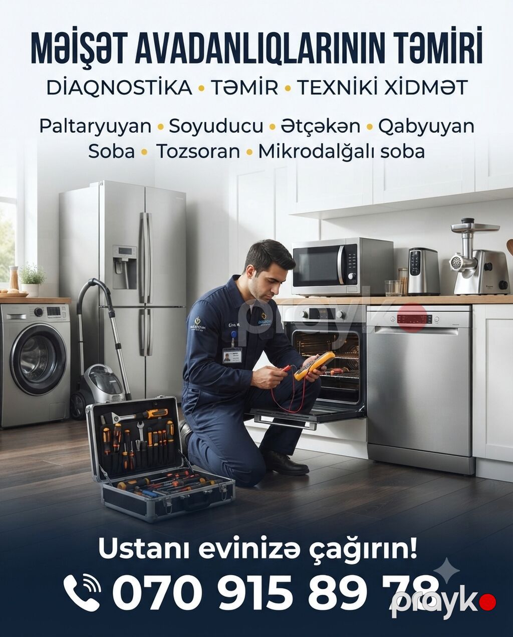 Təmir, Tozsoranlar, Diaqnostika, Zəmanətlə — Digər, Bakı (4)