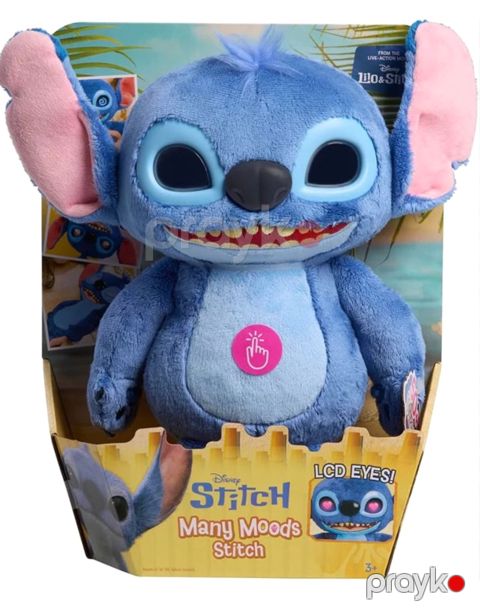 İnteraktiv oyuncaq Stitch səsli hərəkətli, göy — Bakı