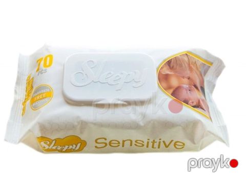 Uşaq nəm saletləri Sleepy Sensitive, 70 ədəd — Bakı