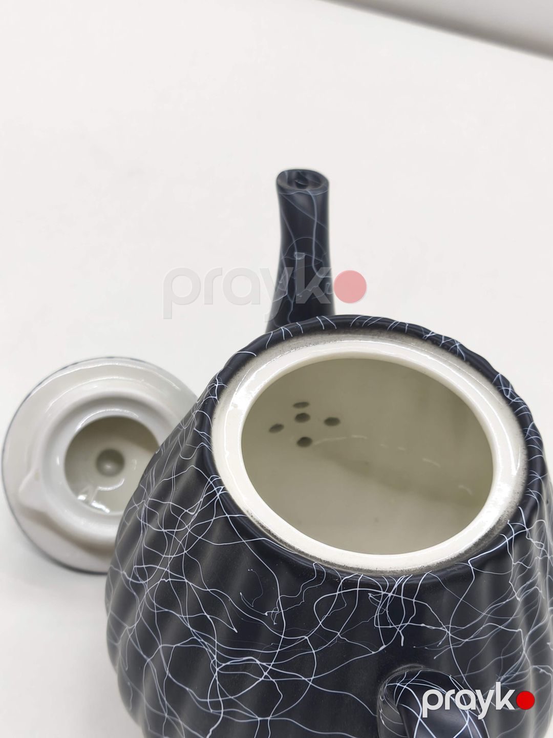 Dəmləmə çaydanı Beyaz Home BYZ-235, 900 ml, keramika, qara — Mallar, Bakı (2)