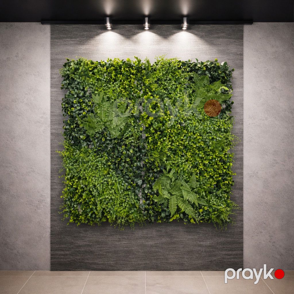 Süni yaşıllıq divar paneli 623s, plastik, 100x100 sm — Mallar, Bakı (2)