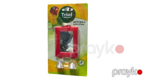 Papuqaylar üçün güzgü Triol, qırmızı — Bakı