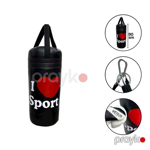 Boks kisəsi I Love Sport 1629/8, 90 sm, qara — Bakı