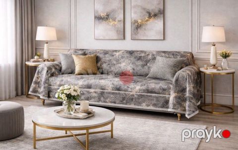 Örtük Atma model, nabuk altlı, dantelli kənar, 280x170 sm A989 — Bakı
