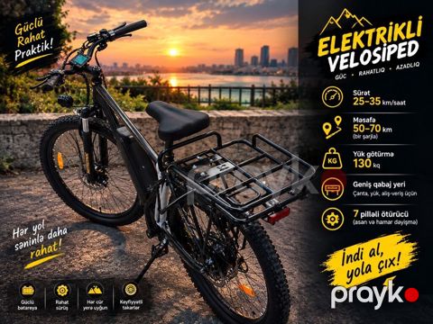 Elektrikli velosiped – güc, rahatlıq və azadlıq axtaranlar üçün — Digah