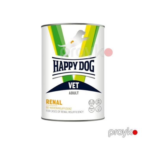 Nəm yem Happy Dog Vet Renal, yetkin itlər üçün, toyuq və donuz əti ilə, 400 q — Bakı