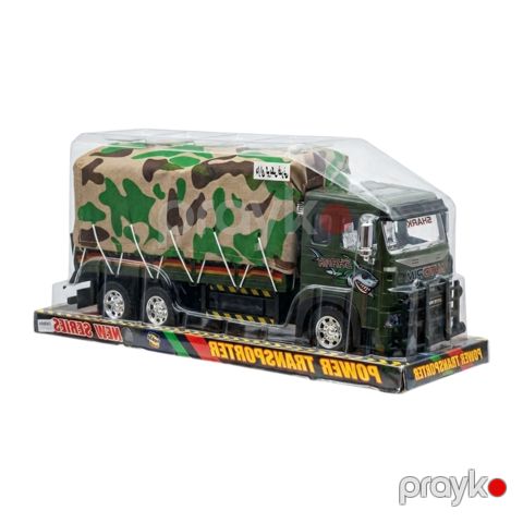 Hərbi maşın Shark Power Transporter, plastik, xaki, 45x14 sm, 3+ — Bakı