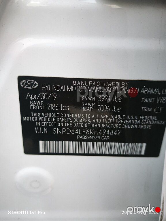 Hyundai Elantra, 2.0 L, 2019 il, 150 000 km — Avtomobillər, Bakı (9)