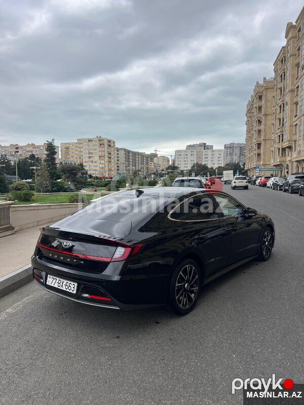Hyundai Sonata, 2022 il — Minik avtomobili icarəsi, Bakı (3)