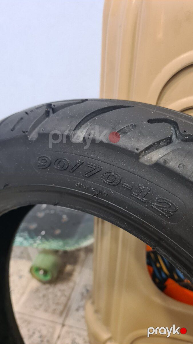 Moped Skuter təkəri 90/70 12 — Ehtiyat hissələri və aksesuarlar, Bakı (2)