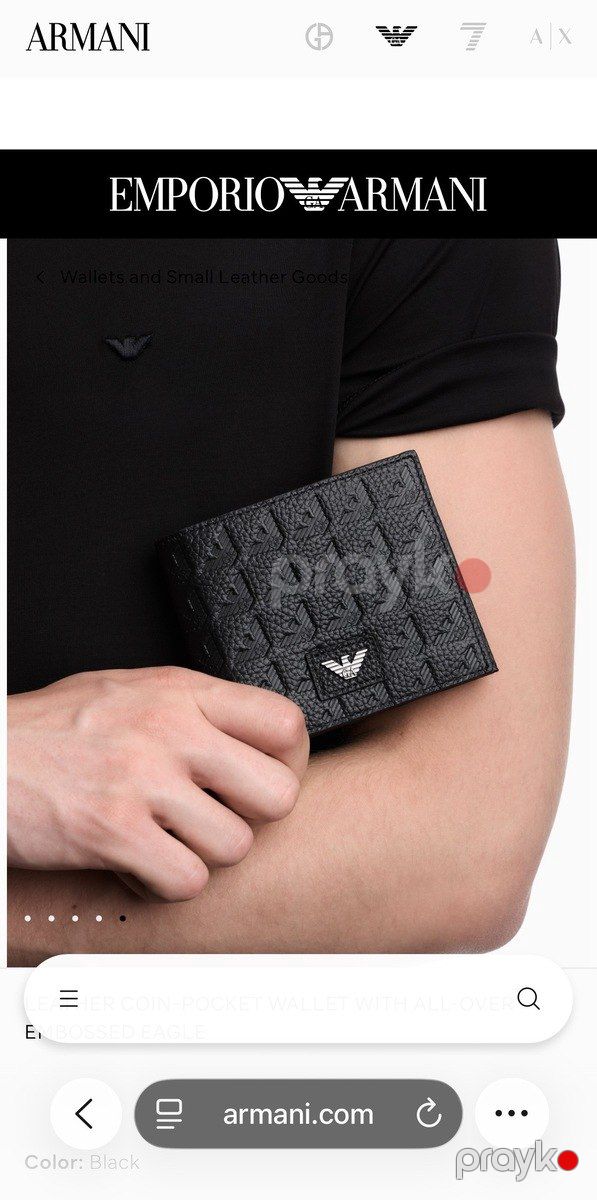 Portmone Emporio Armani — Şəxsi əşyalar, Bakı (9)
