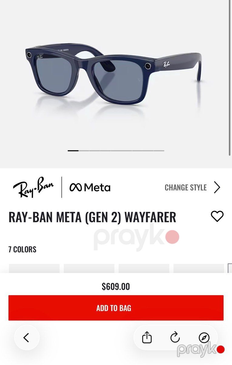 Ray-Ban original eynək — Şəxsi əşyalar, Bakı (4)