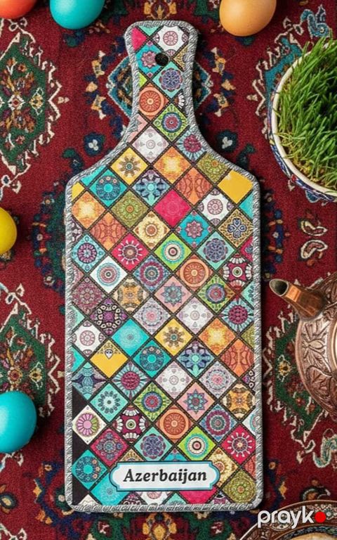 Altlıq çaydan üçün R568, keramika, 30x12 sm — Bakı
