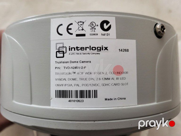 Kamera TVD-N245V-2-P "TruVision Dome Camera İnterlogix" — Ağıllı ev və təhlükəsizlik, Bakı (2)