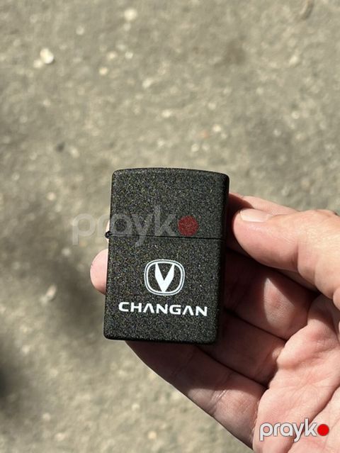 Changan loqolu metal qapaqlı benzinli alışqan - Korpus: qara — Bakı