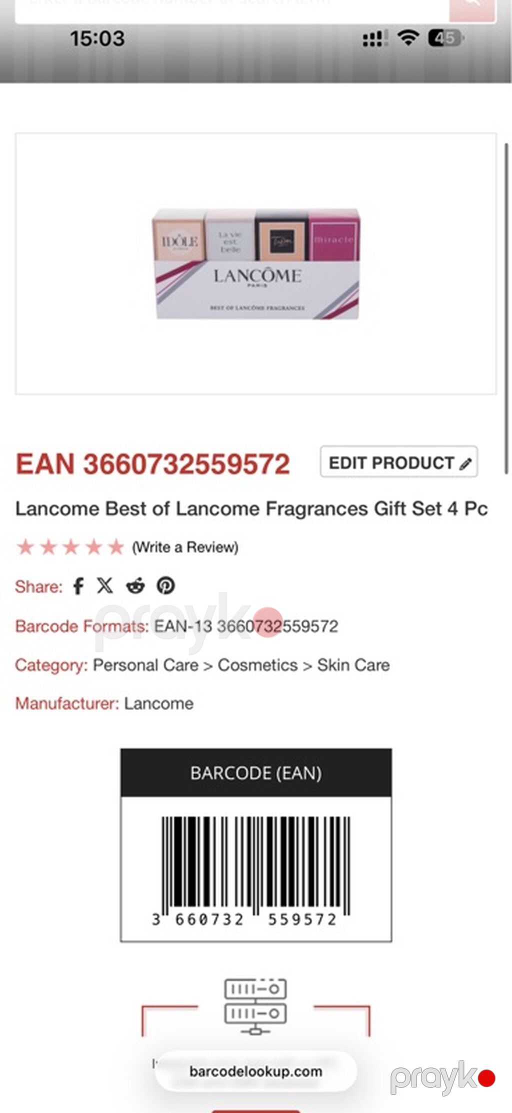 Satılır — Lancome mini ətir seti Yeni, Orijinal Duty Free — Ətir, Bakı (4)