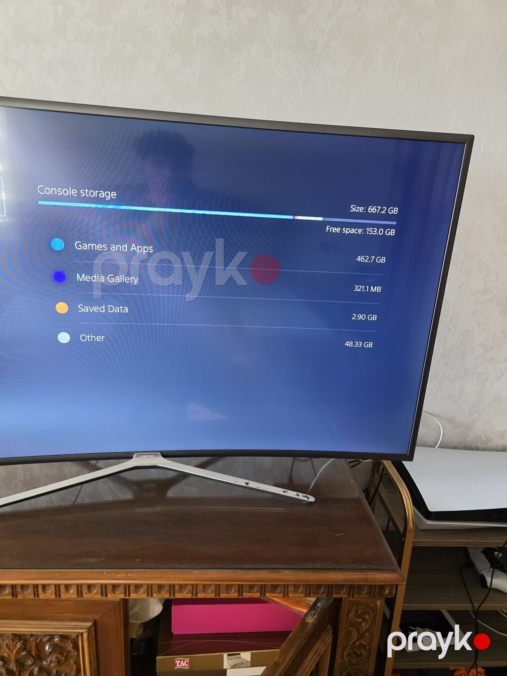 PlayStation 5 fat konsolu nokte cizixsiz hec islenmeyib vaxtim — Oyun konsolları, Bakı (4)