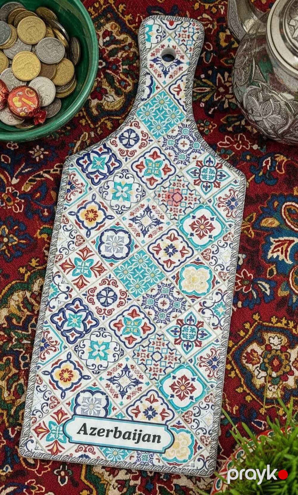 Altlıq çaydan üçün R569, keramika, 30x12 sm — Mallar, Bakı (2)