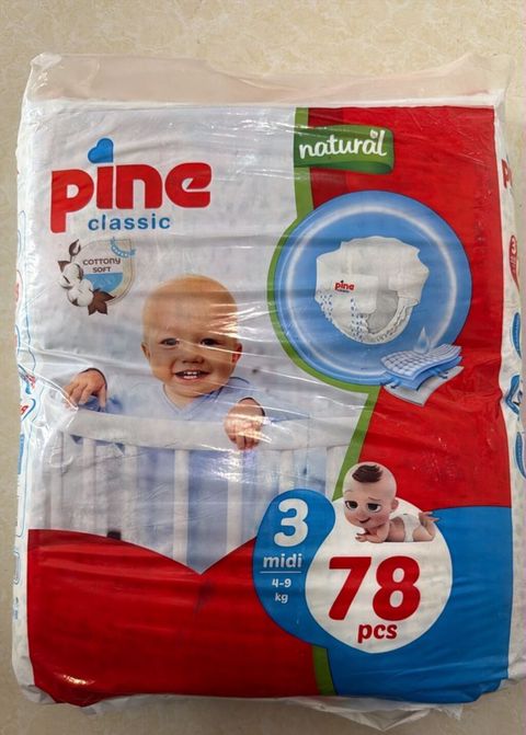 Pine Classic uşaq bezləri – Natural seriya - Ölçü: 3 (midi) - Uşaq — Bakı