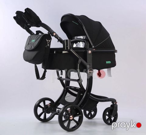 Uşaq arabası Kidilo G600, qara — Bakı