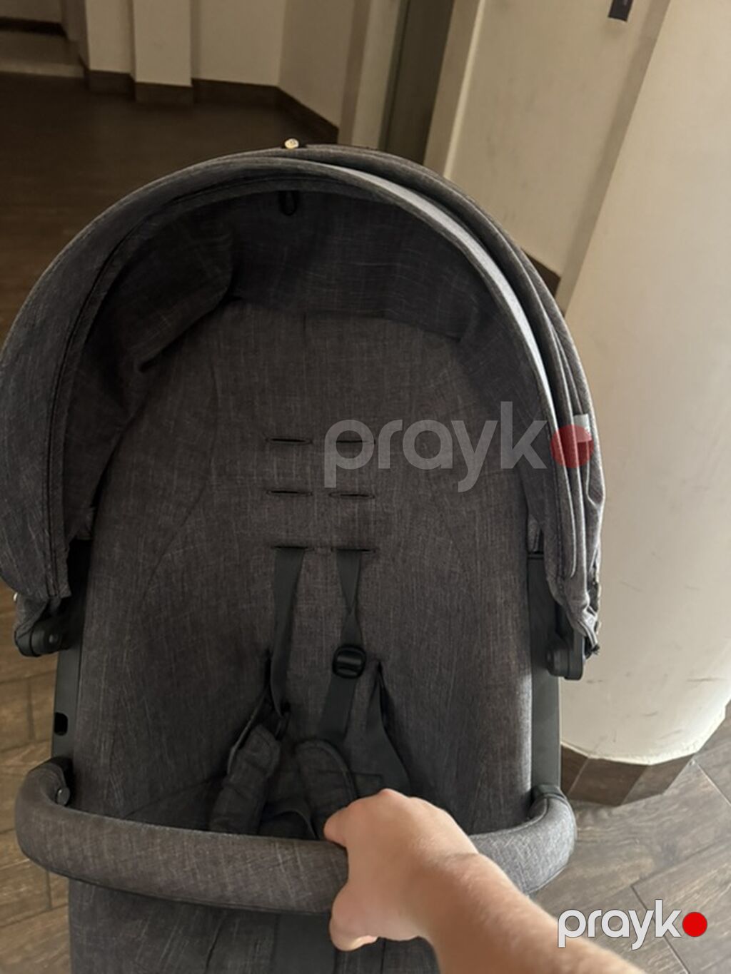 Stokke Scoot uşaq arabası(0-4 yaş qeder) - Rəng: tünd boz (melanj) — Arabalalar, Bakı (7)