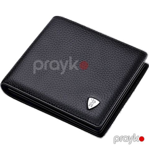 Kişi üçün pulqabı dəri William Polo POLO201502 Qara — Bakı