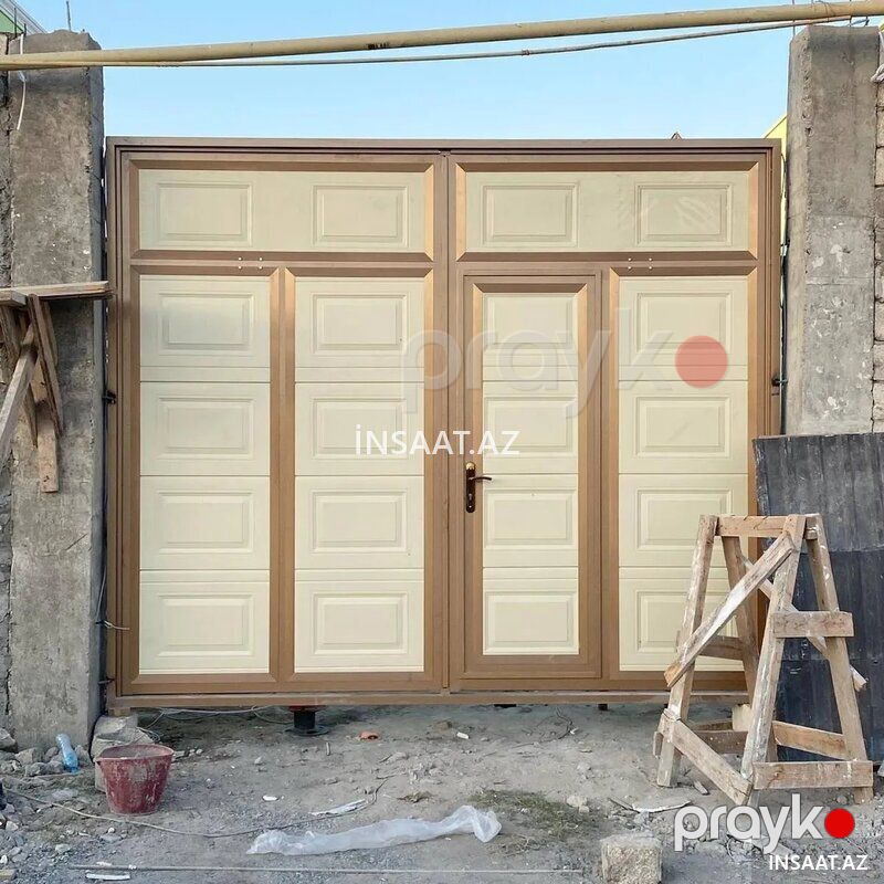 Avtomatik iki laylı darvazalar — Pəncərələr, qapılar, balkonlar, Bakı (5)