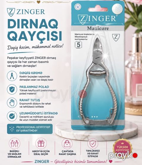 Manikür qayçısı MM027, paslanmayan polad — Bakı